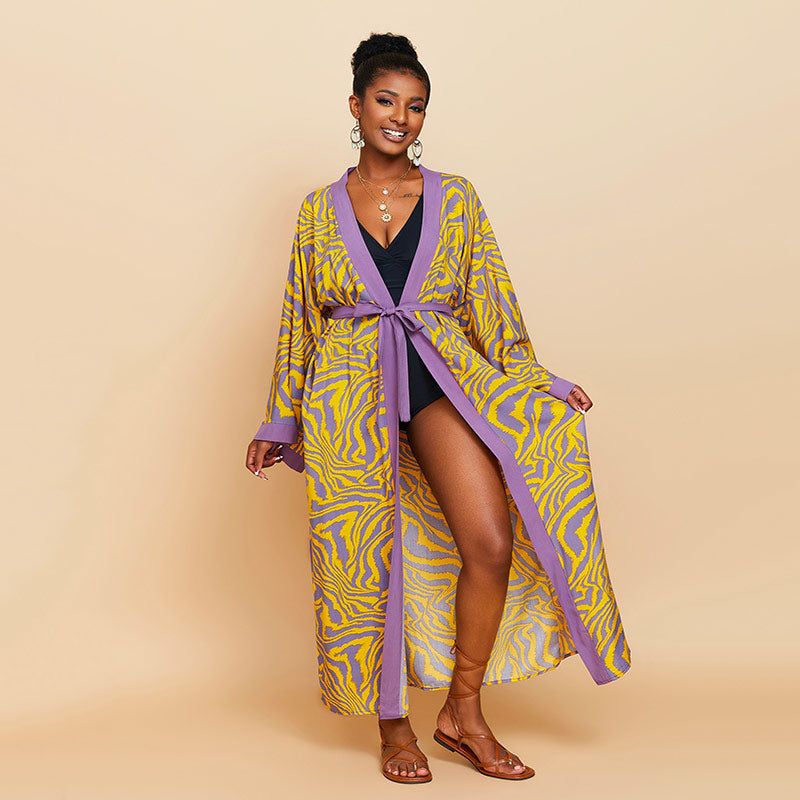 kimono en pagne féminin