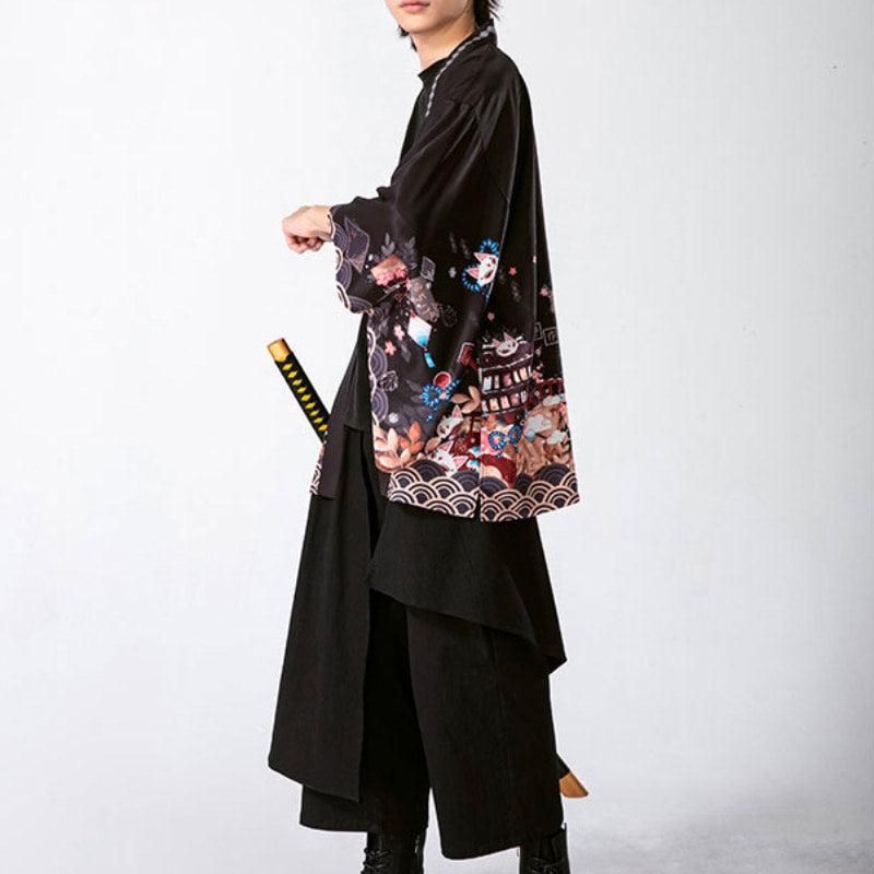 blouse kimono samouraï