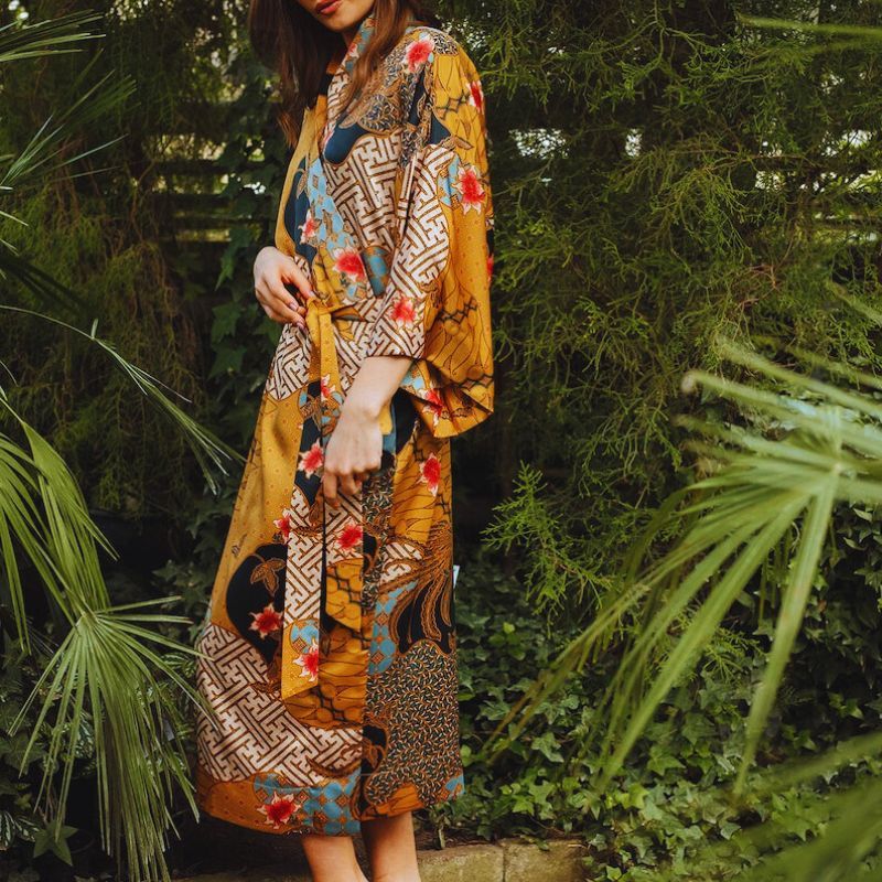 chambre en kimono de soie