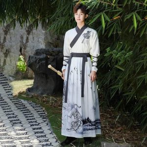 costume kimono samourai blanc
