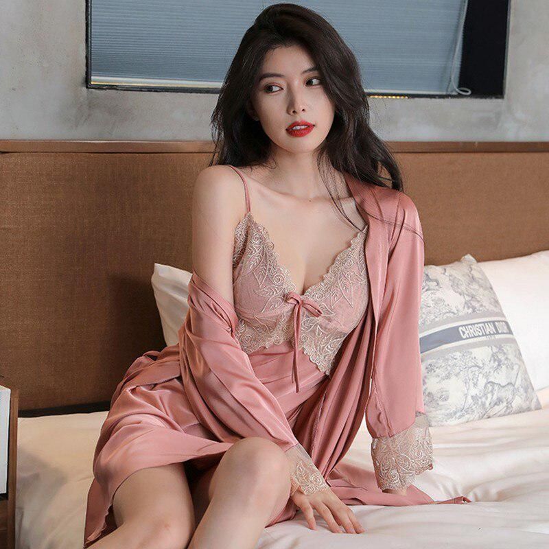 kimono sexy en satin