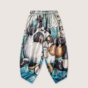 vêtement kimono avec motif panda