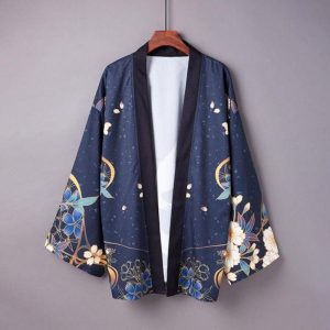 vêtement féminin gilet kimono court