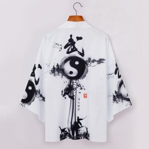 haori japonais ying yang