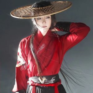 kimono soyeux traditionnel chinois