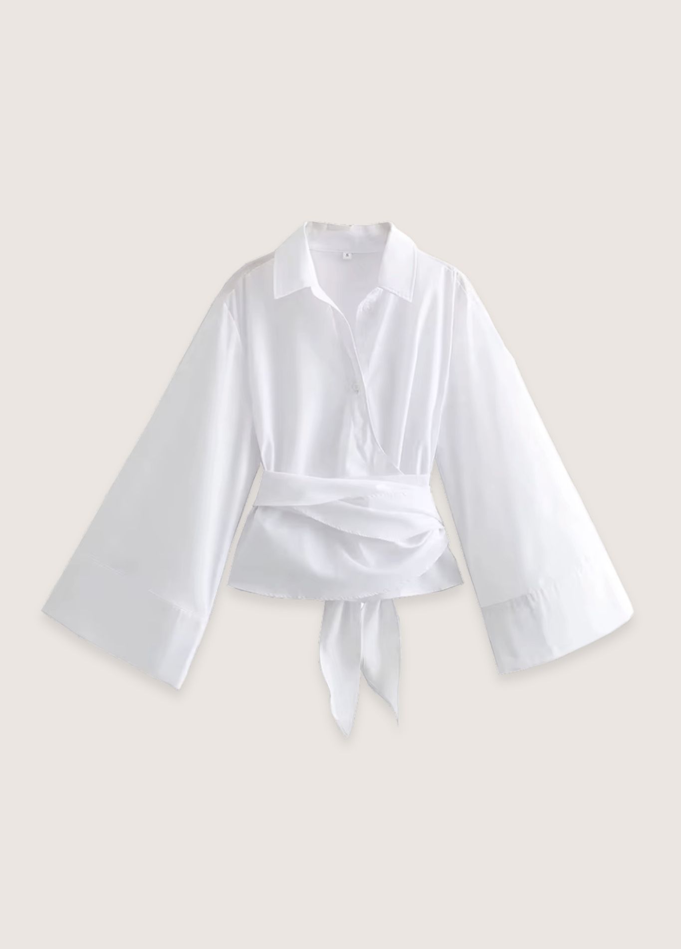 kimono court blanc