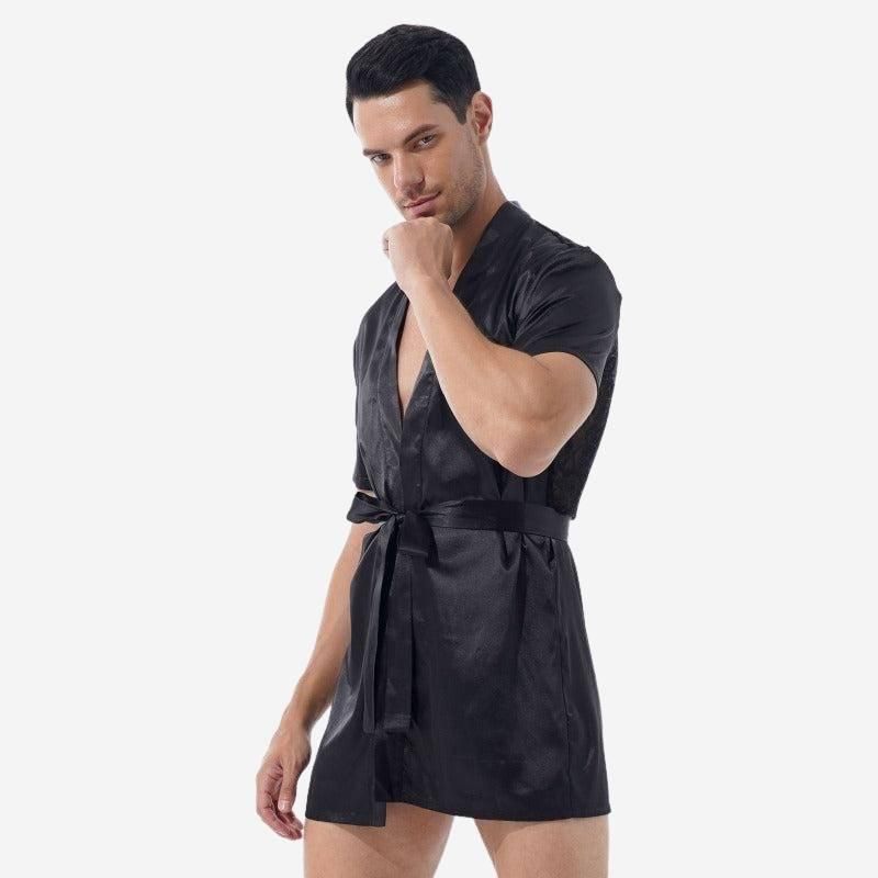 kimono court pour homme confortable