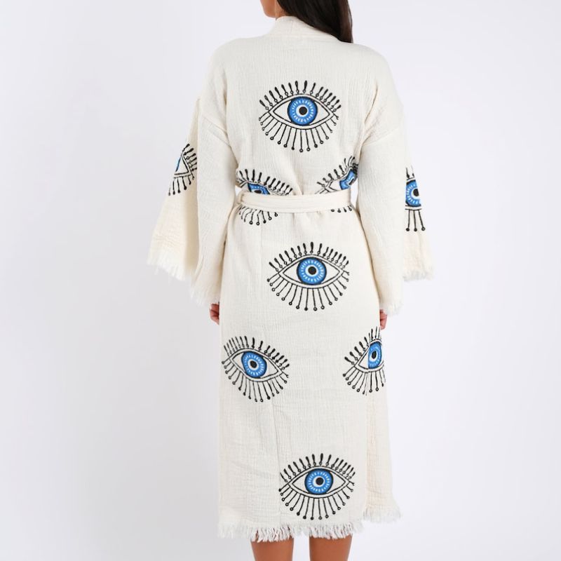 robe de bain élégante pour le sauna