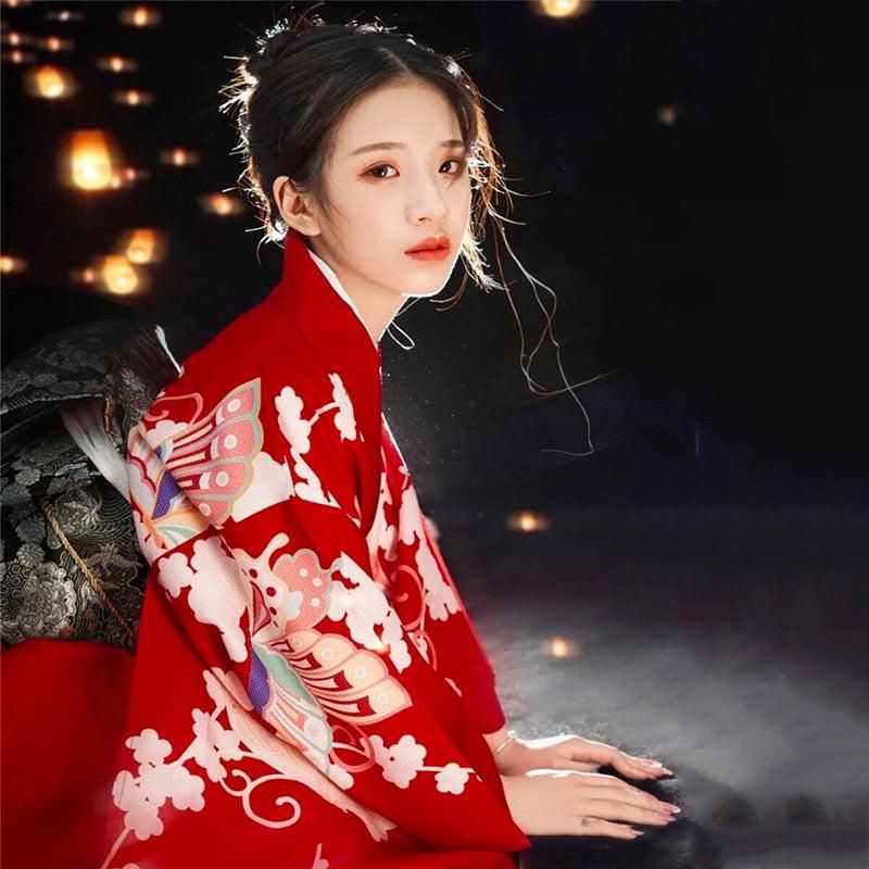 kimono de mariage japonais pour femme