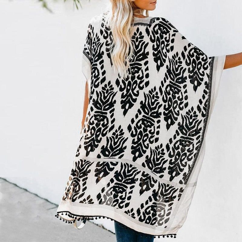 kimono de plage élégant