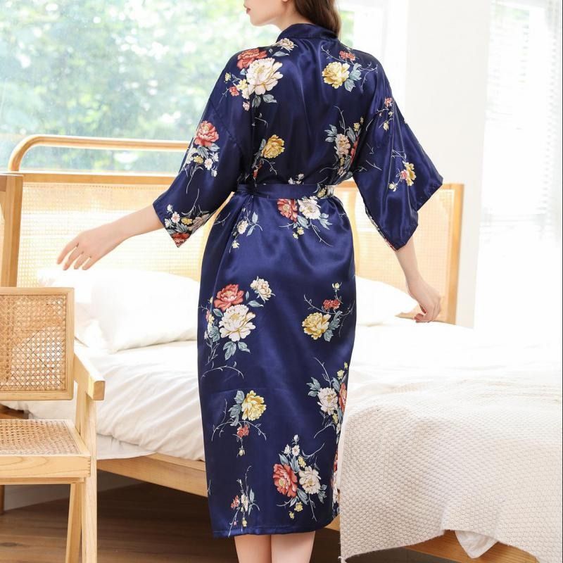 kimono chic bleu femme