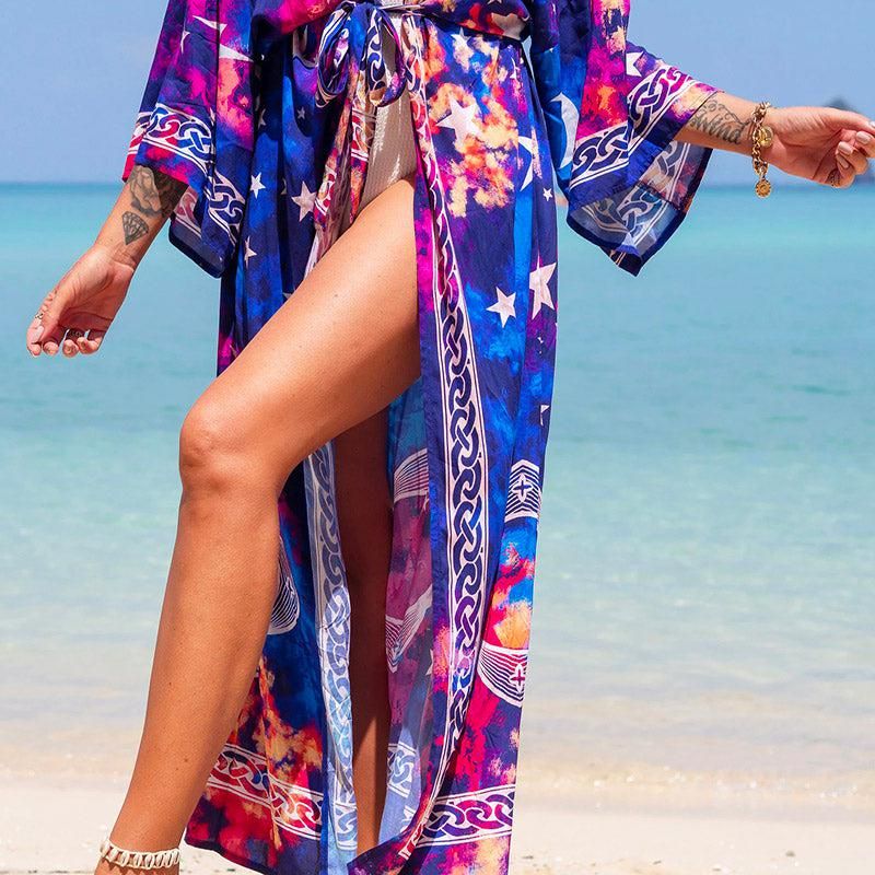 kimono fashion femme nuit étoilée