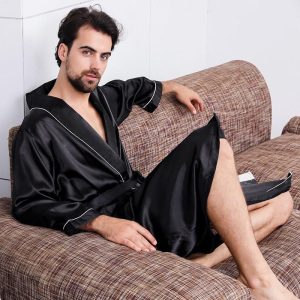 kimono homme chic en satin