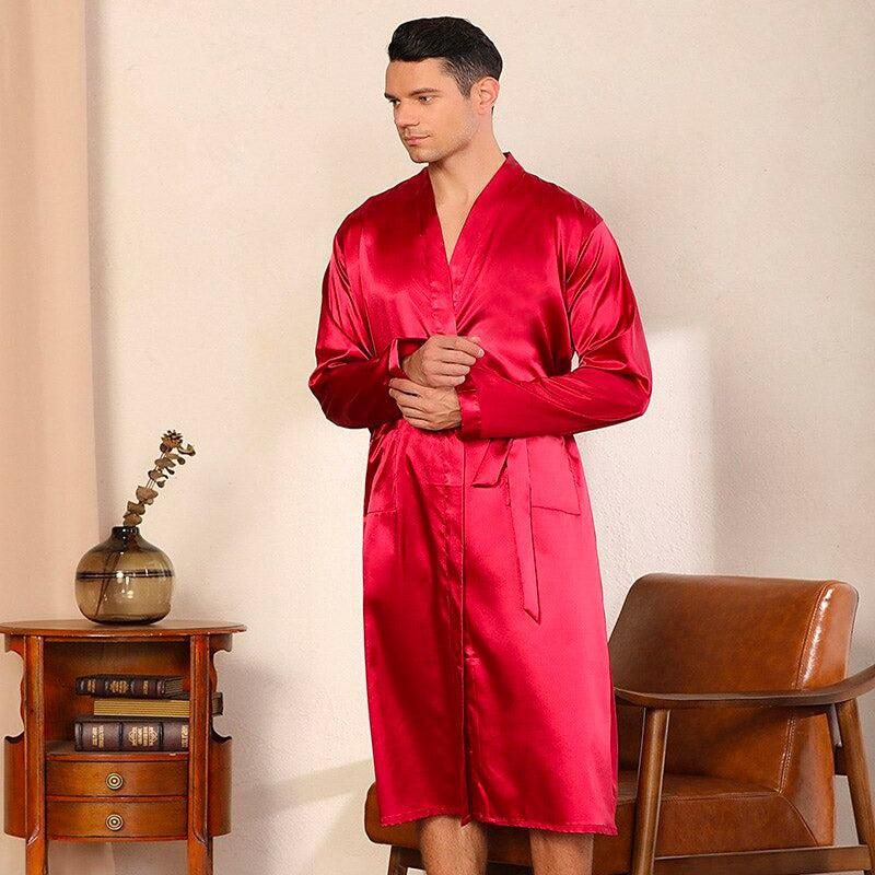 kimono homme rouge