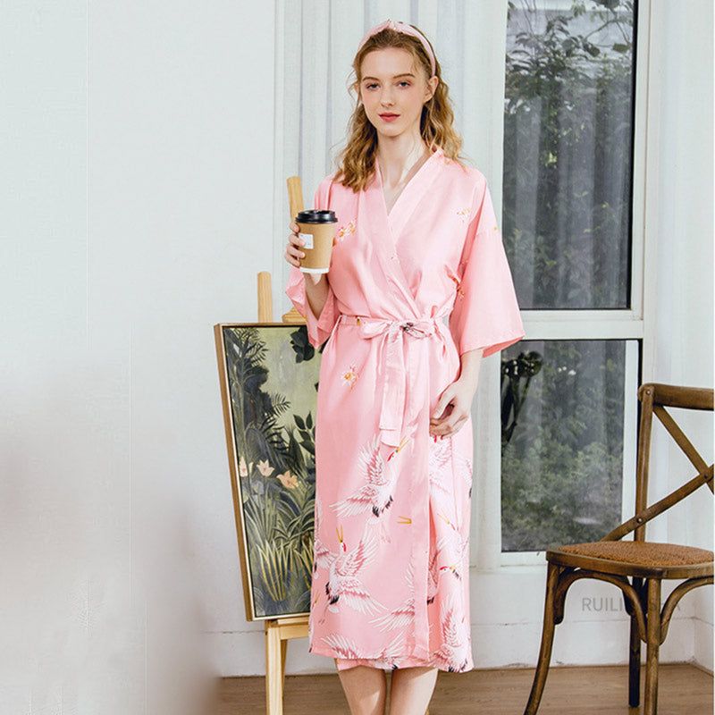 kimono en satin