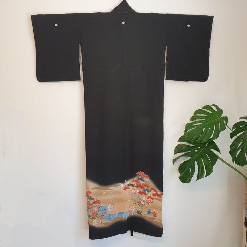 kimono féminin en soie