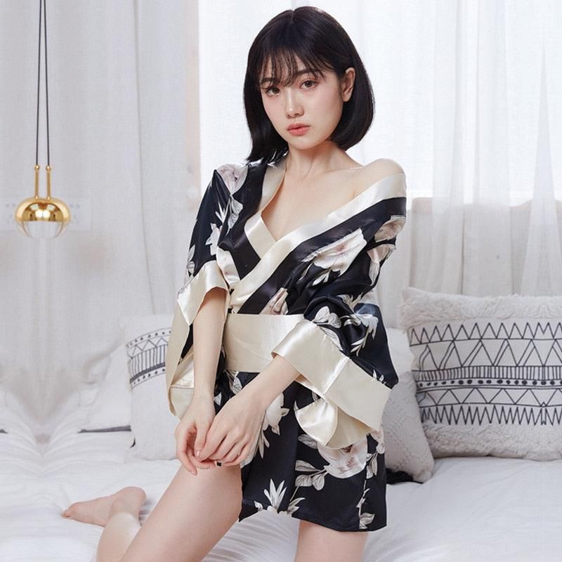 kimono court femme japonais
