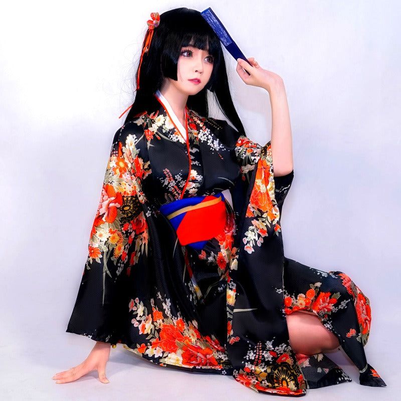 vêtement japonais femme kimono long
