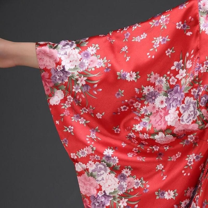kimono femme style japonais en coton