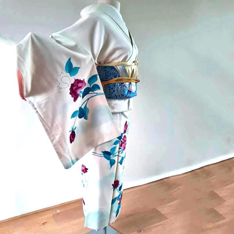 kimono en soie pour femme