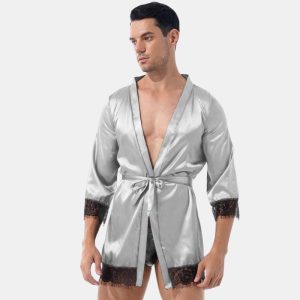 kimono court homme élégant