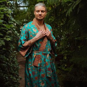 kimono homme en soie