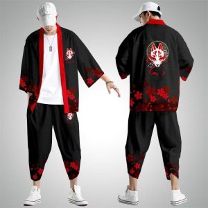 kimono homme veste et pantalon