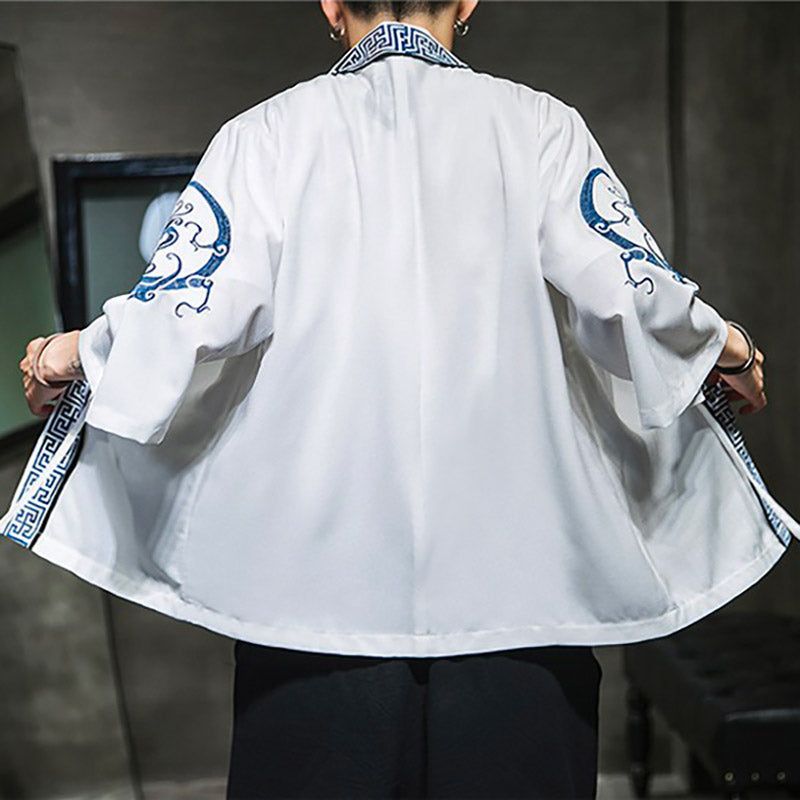 kimono imprimé dragon été
