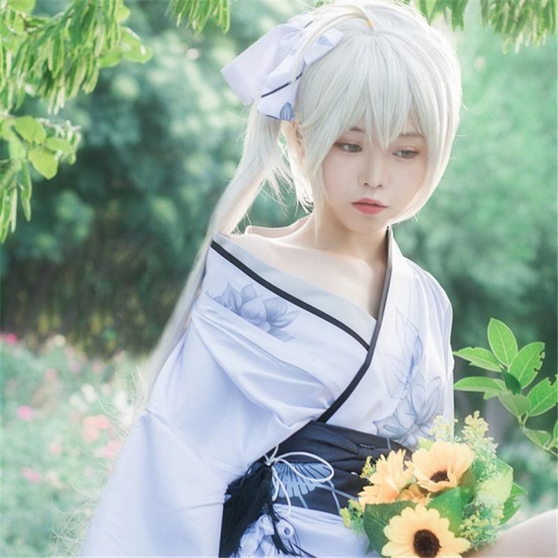 kimono floral femme japonais
