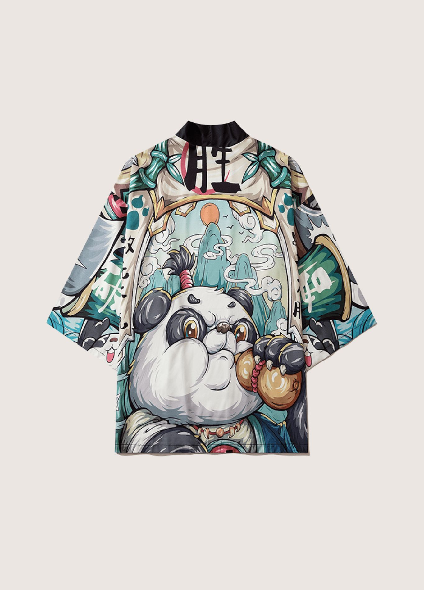 kimono japonais artistique avec panda