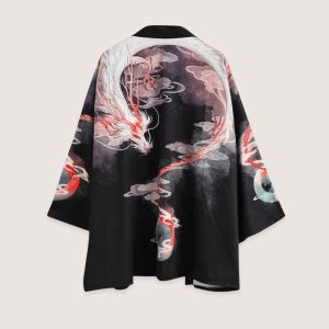 kimono japonais dragon céleste