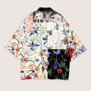 kimono japonais éclat floral