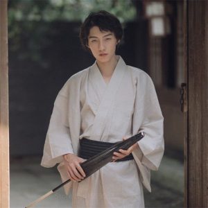 kimono japonais homme blanc