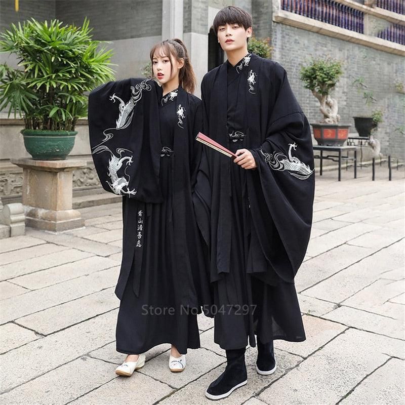 kimono japonais homme traditionnel dragon
