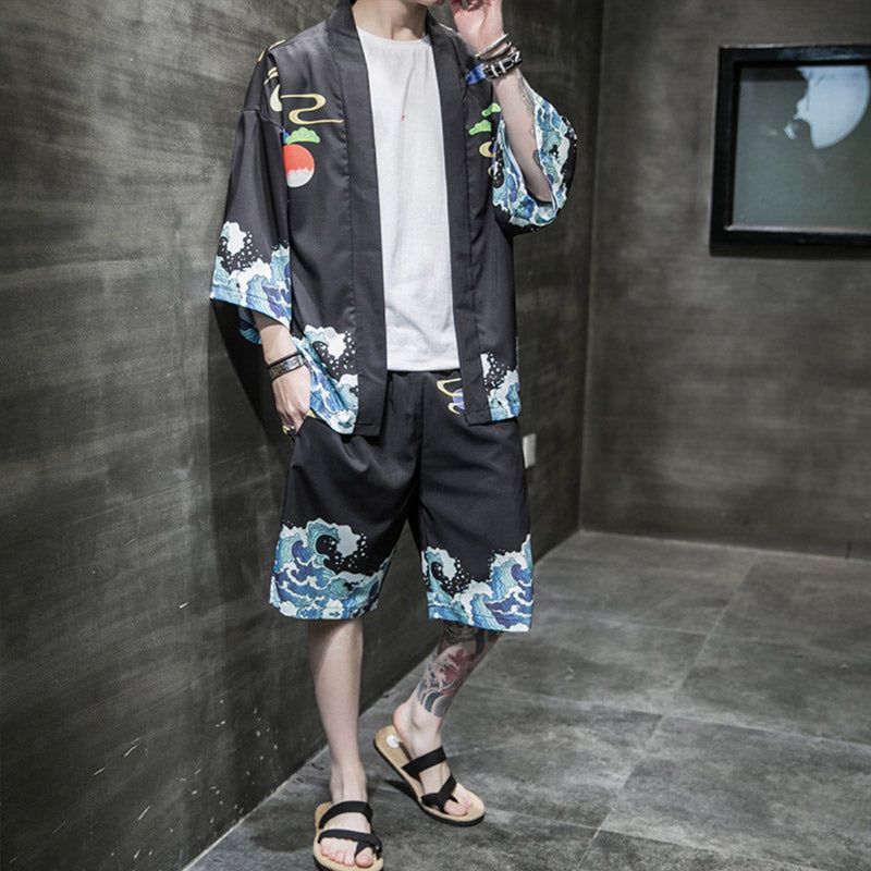 kimono japonais motif koi