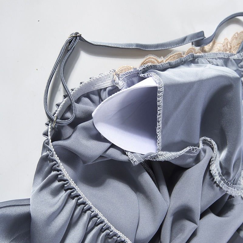 kimono doux pour nuisette féminine