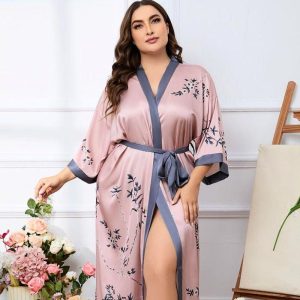 kimono long grande taille