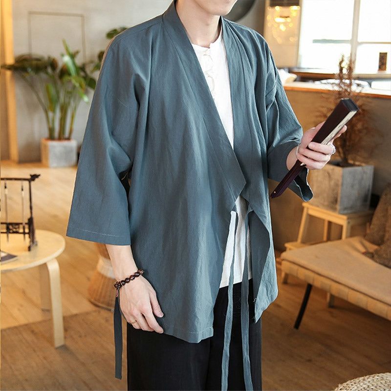 kimono vert élégant