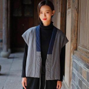 kimono manteau matelassé