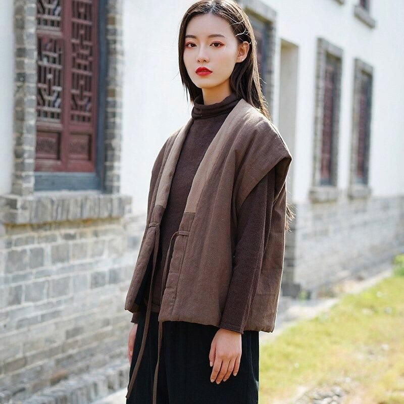 kimono matelassé pour femme