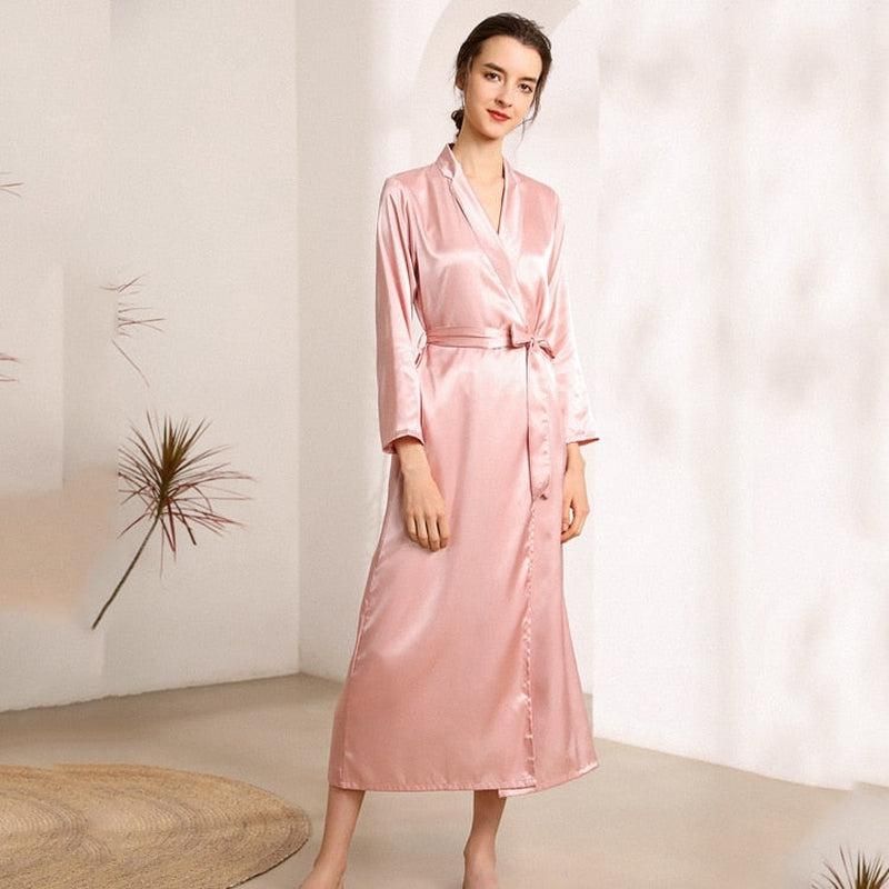 kimono nuisette satin