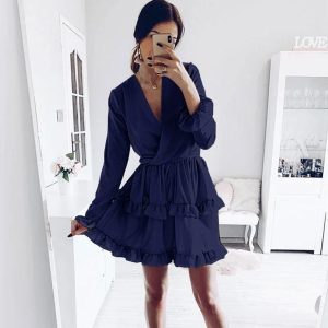 kimono robe bleu navy