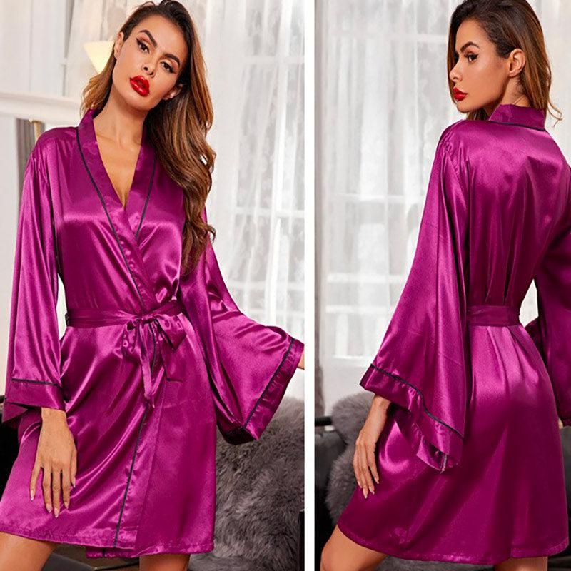 kimono satin confortable