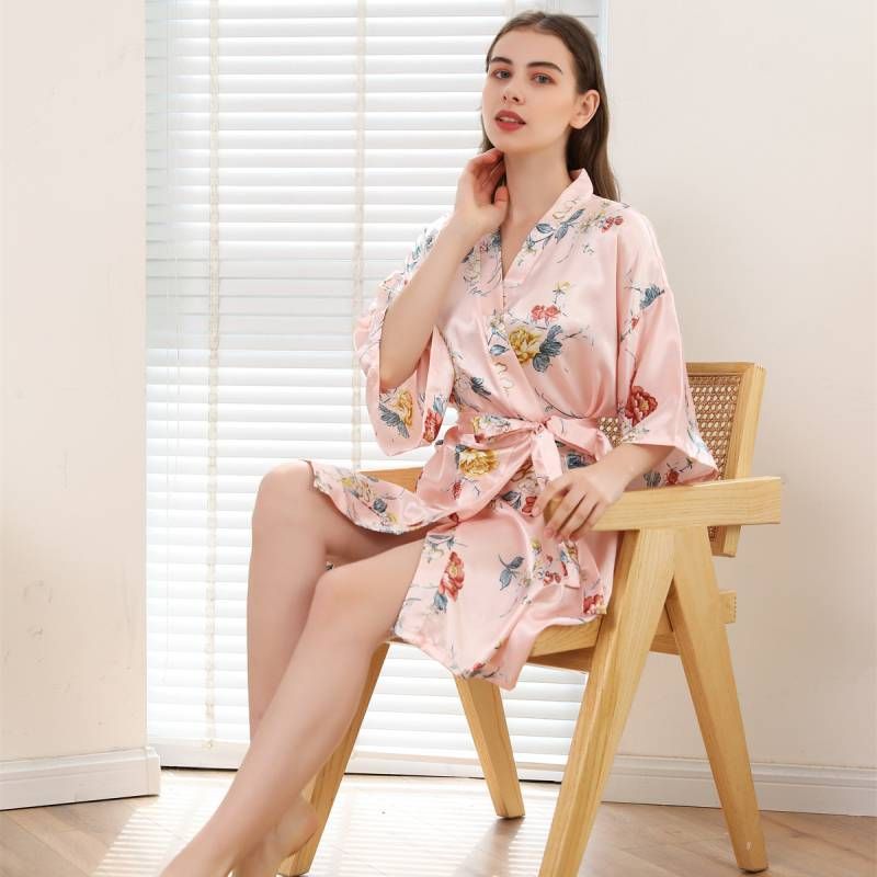 déshabillé satin pour femme