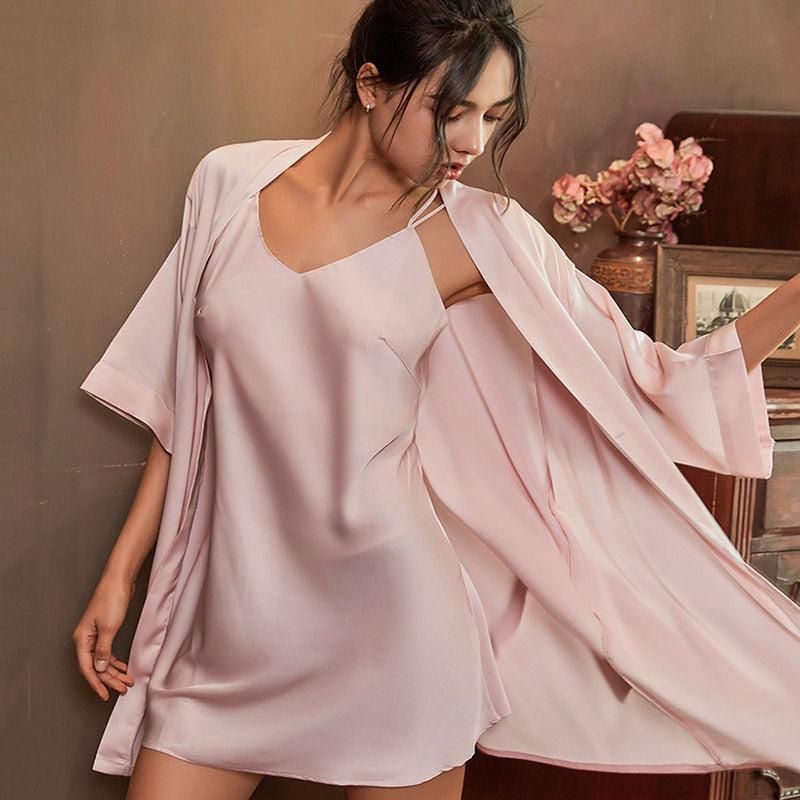 vêtement de nuit kimono femme