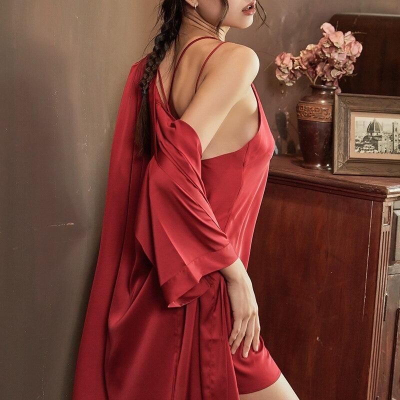 kimono sexy en dentelle