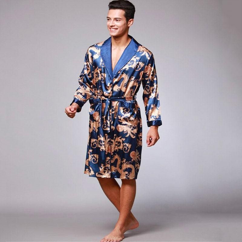 kimono soie pour homme