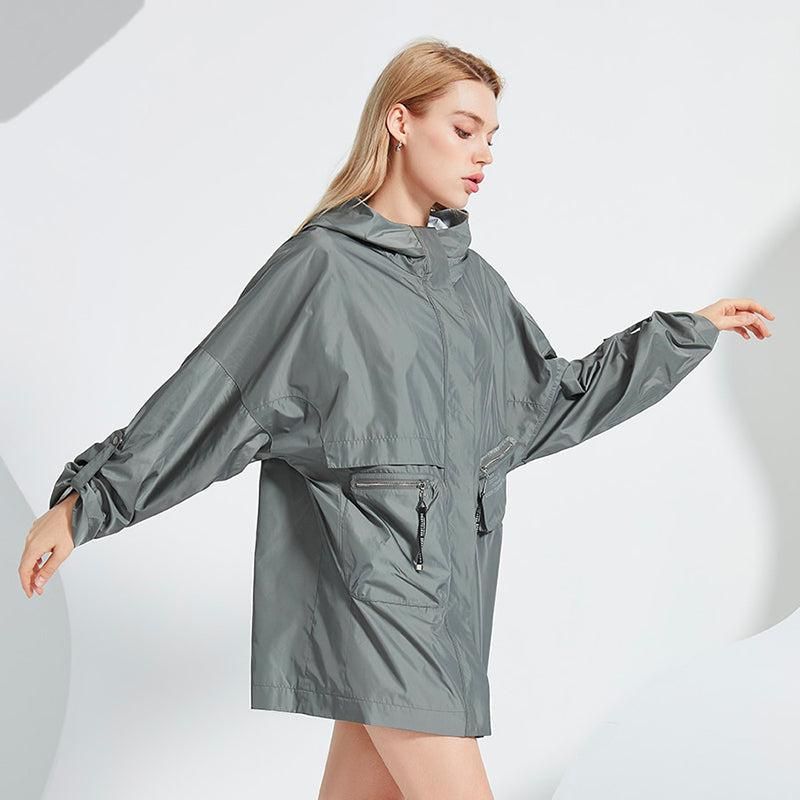 manteau chaud capuche femme