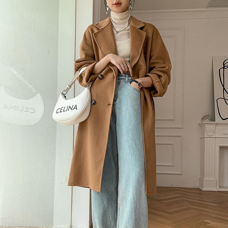 manteau élégant et douillet pour femme