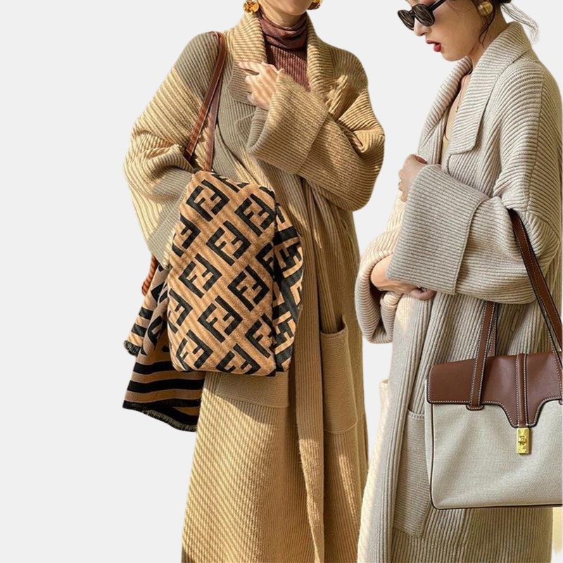 manteau élégant pour femme en hiver